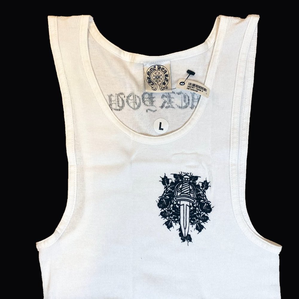 Chrome Hearts Dagger/Horseshoe Tank Top